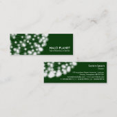 Carte De Visite Mini Halo Planet - Vert foncé (Devant / Derrière)