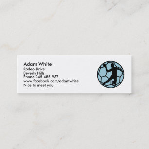 Carte De Visite Mini Handball