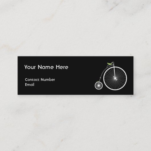 Carte De Visite Mini Haute roue (Devant)