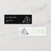 Carte De Visite Mini Haute roue (Devant / Derrière)