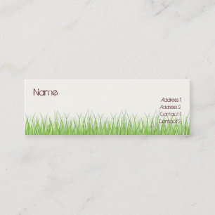 Carte De Visite Mini Herbe
