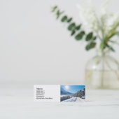 Carte De Visite Mini Hiver à Saint-Moritz (Debout devant)