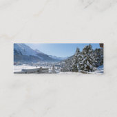 Carte De Visite Mini Hiver à St. Moritz (Dos)