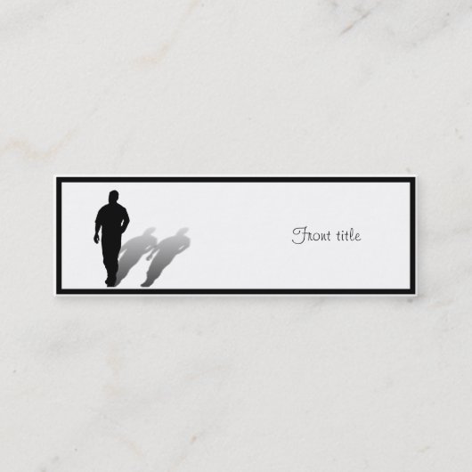 Carte De Visite Mini Homme disparu (Devant)