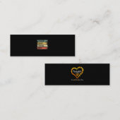 Carte De Visite Mini Homme Mari Daddy Fireman Hero Pompier (Devant / Derrière)