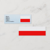 Carte De Visite Mini Honda, Colombie (Devant / Derrière)