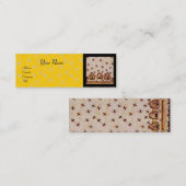 CARTE DE VISITE MINI HONEY BEE, MAINTIEN DE L'OEUVRE, APIARISTE DE L'OE (Devant / Derrière)