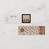 CARTE DE VISITE MINI HONEY BEE, MAINTIEN DE L'OEUVRE, APIARISTE DE L'OE (Devant / Derrière)