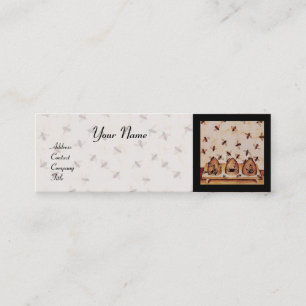 CARTE DE VISITE MINI HONEY BEE, MAINTIEN DE L'OEUVRE, APIARISTE DE L'OE