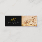 Carte De Visite Mini HONEY BEE SCEAU DE CIRE BROWN / Cupidon le voleur (Dos)