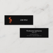 Carte De Visite Mini Hopi Flute Player - Design du sud-ouest de l'Inde (Devant / Derrière)