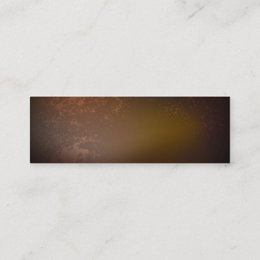 Carte De Visite Mini Horloge Steampunk avec des engrenages anciens (Dos)