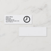 Carte De Visite Mini Horodateur (Devant / Derrière)