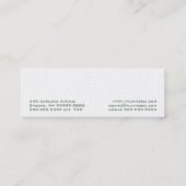 Carte De Visite Mini Horticulture des Houseplants Vert (Dos)