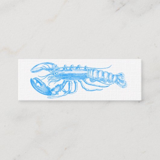 Carte De Visite Mini Hummer bleu clair série (Devant)