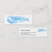 Carte De Visite Mini Hummer bleu clair série (Devant / Derrière)