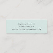 Carte De Visite Mini Hummingbird Mini Business Card (Dos)