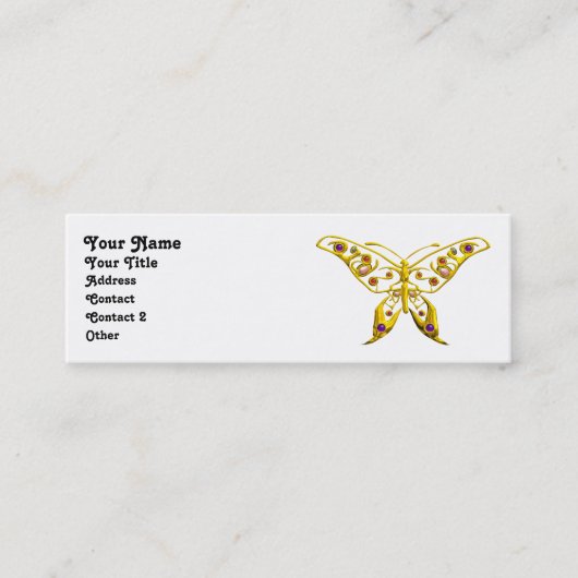 CARTE DE VISITE MINI HYPER BUTTERFLY (Devant)