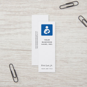 Carte De Visite Mini Icône de allaiter/soins