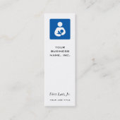 Carte De Visite Mini Icône de allaiter/soins (Devant)