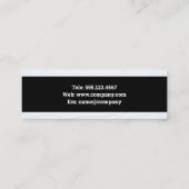 Carte De Visite Mini Icône de construction du gratte-ciel (Dos)