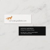 Carte De Visite Mini Icône Fox (Devant / Derrière)