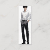 Carte De Visite Mini Ikemen Anime Man (Dos)