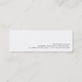 Carte De Visite Mini Illustration de brevet de machine à écrire (Dos)