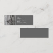 Carte De Visite Mini Image de fibre de bois (Devant / Derrière)