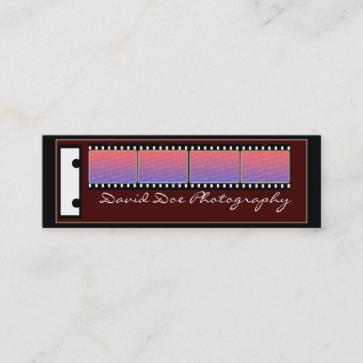Carte De Visite Mini image saisie (Devant)
