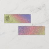 Carte De Visite Mini Imaginaire d'arc-en-ciel (Devant / Derrière)