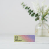 Carte De Visite Mini Imaginaire d'arc-en-ciel (Debout devant)