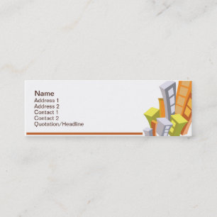 Carte De Visite Mini Immobiliers - maigres