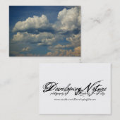 Carte De Visite Mini impression Cloud P7148 (Devant / Derrière)