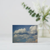 Carte De Visite Mini impression Cloud P7148 (Debout devant)
