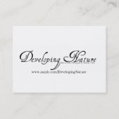 Carte De Visite Mini Impression Coeurs Dainty (Dos)