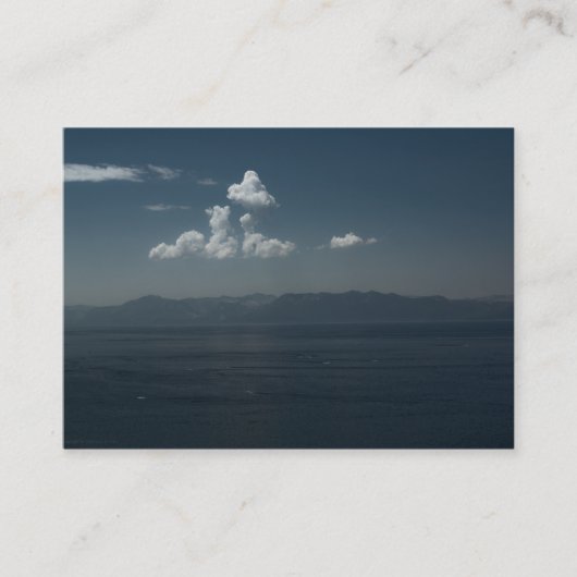 Carte De Visite Mini impression de bleus d'été (Devant)