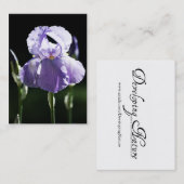 Carte De Visite Mini impression Iris 8393 Violet (Devant / Derrière)