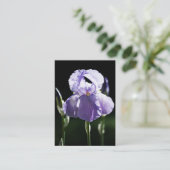 Carte De Visite Mini impression Iris 8393 Violet (Debout devant)