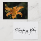 Carte De Visite Mini impression Jardin (Devant / Derrière)