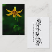 Carte De Visite Mini-impression Star Pose (Devant / Derrière)