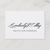 Carte De Visite Mini impression Topazia (Dos)