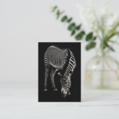 Carte De Visite Mini impression Zebra P4435 (Debout devant)