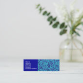 Carte De Visite Mini Impressionnisme bleu (Debout devant)