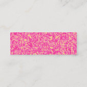 Carte De Visite Mini Impressionnisme rose (Dos)