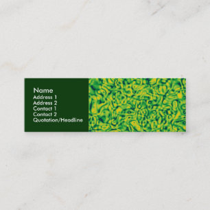 Carte De Visite Mini Impressionnisme vert