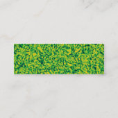 Carte De Visite Mini Impressionnisme vert (Dos)