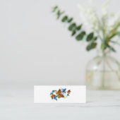 Carte De Visite Mini Infinité de papillons monarques (Debout devant)