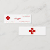 Carte De Visite Mini Infirmière (Devant / Derrière)