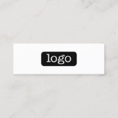 Carte De Visite Mini Informations de contact sur le logo Office ou Busi (Dos)